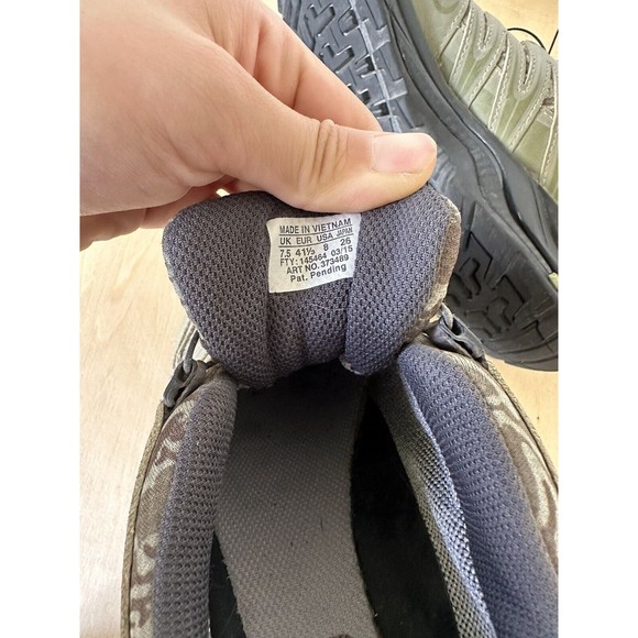 SALOMON XA PRO 3D GTX FORCES MEN S SIZE 8 GORE-TEX TRAIL RUNNING GREEN BLACK - Picture 6 of 9